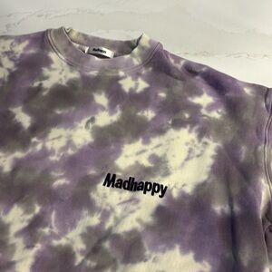 Madhappy Purple Tie Dye Crewneck Sweatshirt